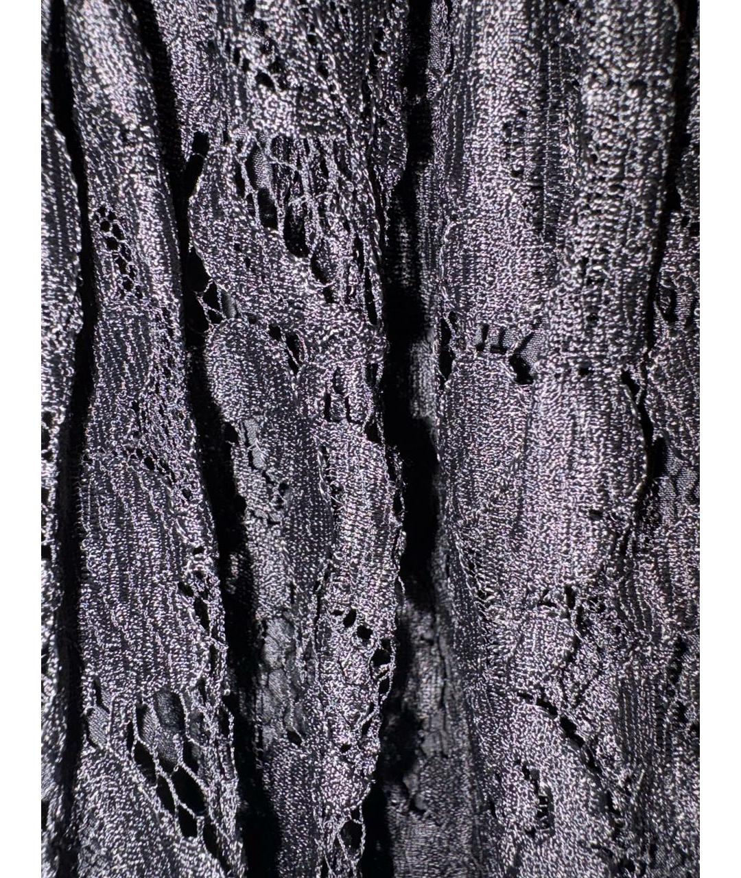 DOLCE&GABBANA Черная вискозная юбка мини, фото 4