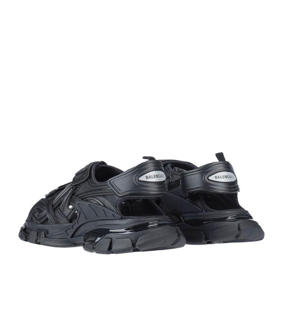 BALENCIAGA Черные кожаные сандалии, фото 3