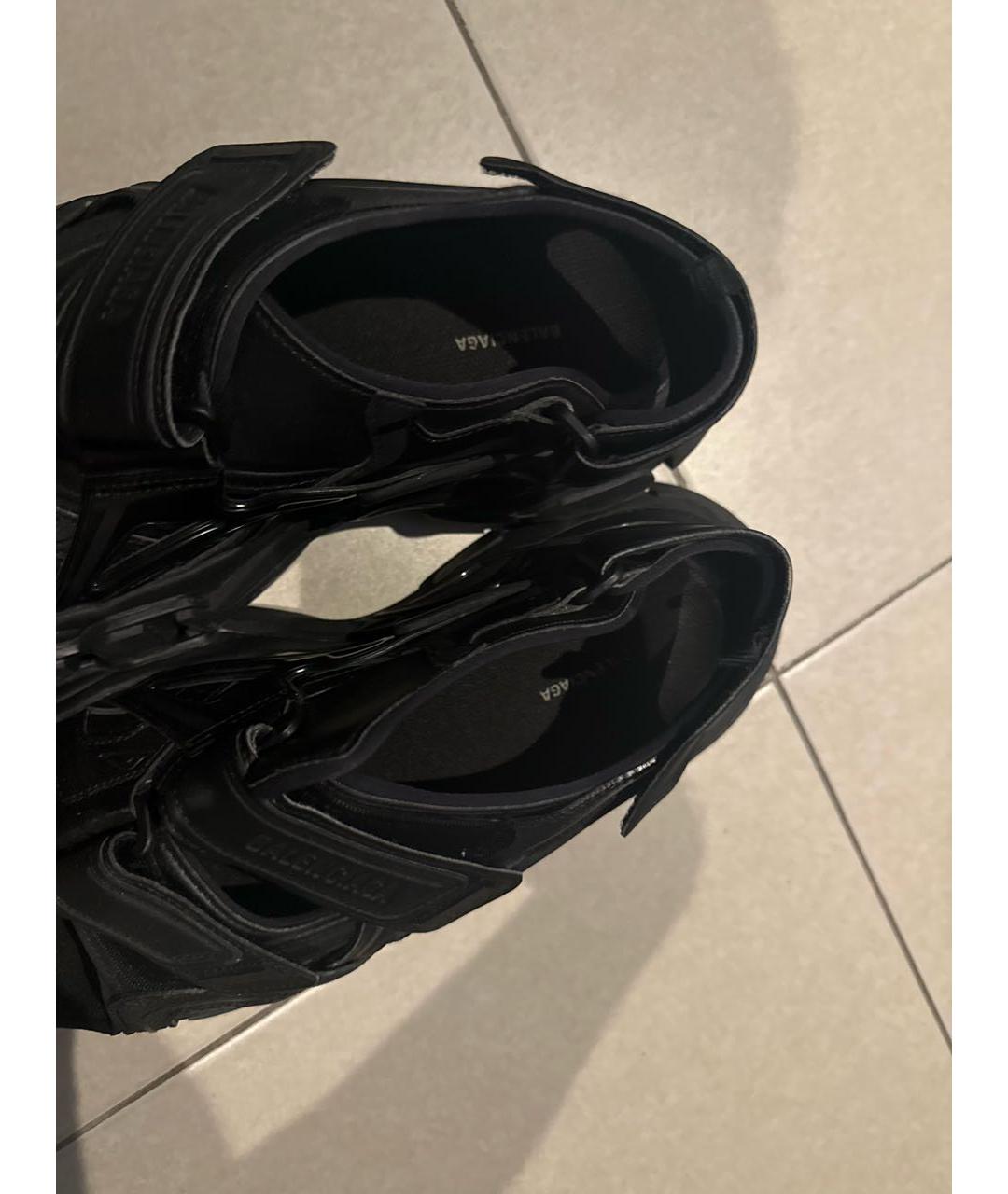 BALENCIAGA Черные кожаные сандалии, фото 7