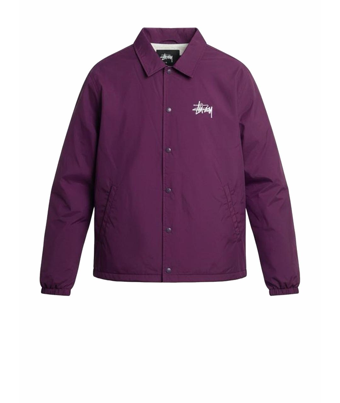 STUSSY Фиолетовая полиэстеровая куртка, фото 1