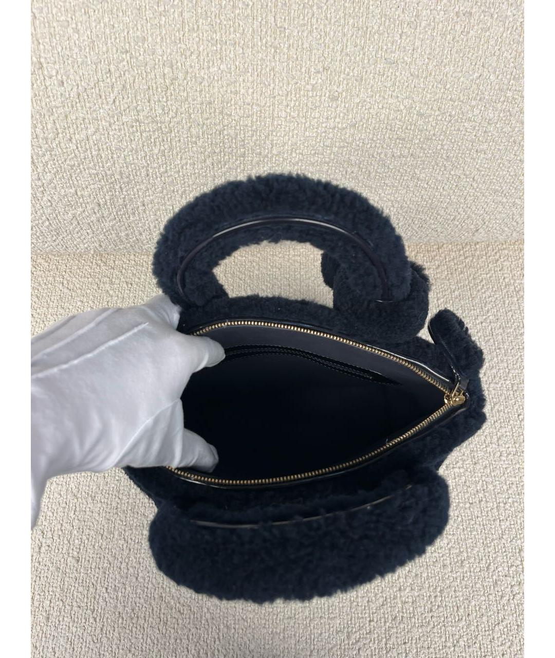 LOUIS VUITTON Темно-синяя сумка с короткими ручками, фото 4