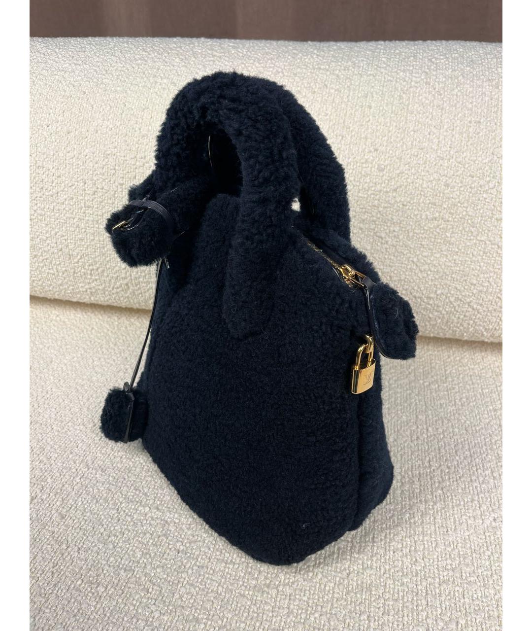 LOUIS VUITTON Темно-синяя сумка с короткими ручками, фото 7