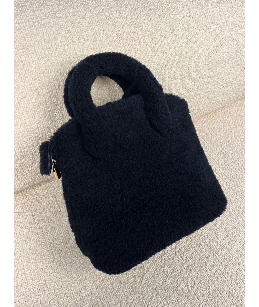 LOUIS VUITTON Темно-синяя сумка с короткими ручками, фото 2