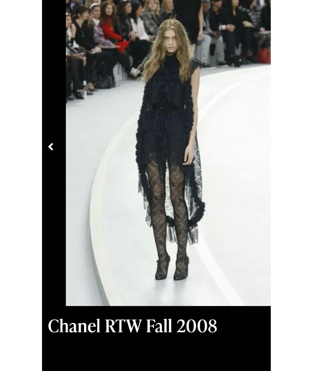 CHANEL Черные носки, чулки и колготы, фото 8