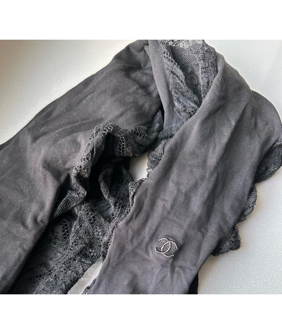 CHANEL Черные носки, чулки и колготы, фото 3