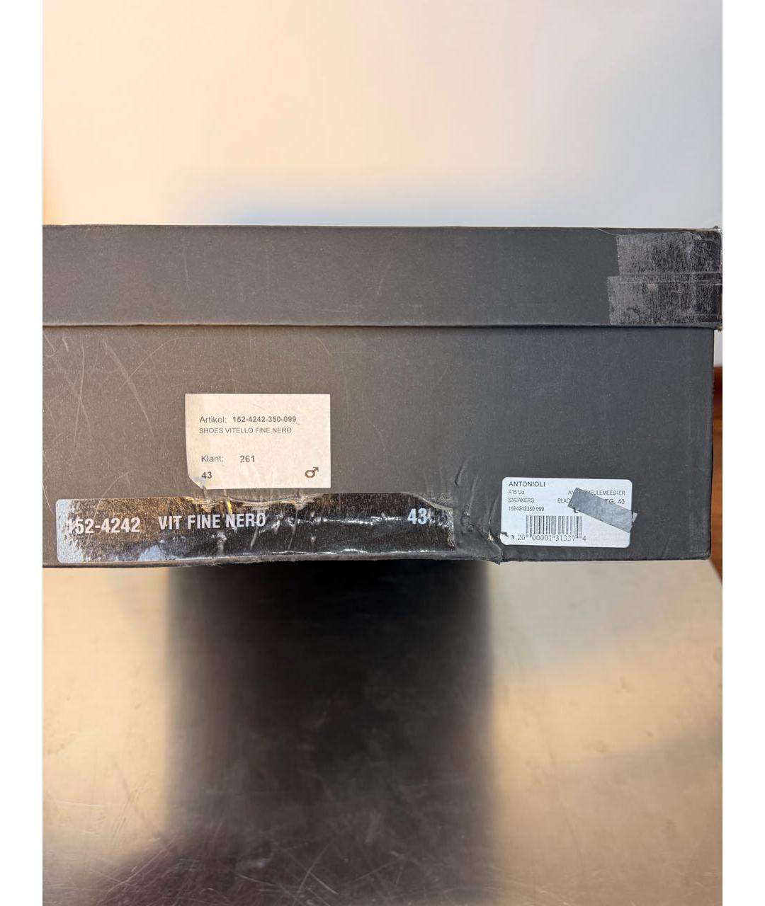 ANN DEMEULEMEESTER Белые кожаные высокие кроссовки / кеды, фото 6