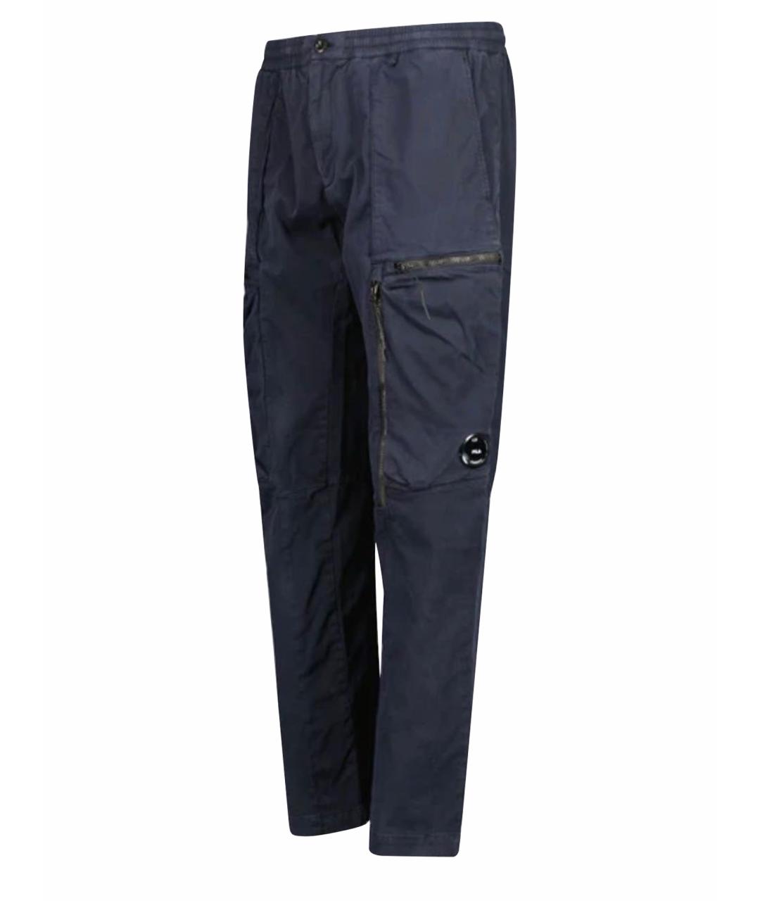 CP COMPANY Темно-синие хлопковые повседневные брюки, фото 1