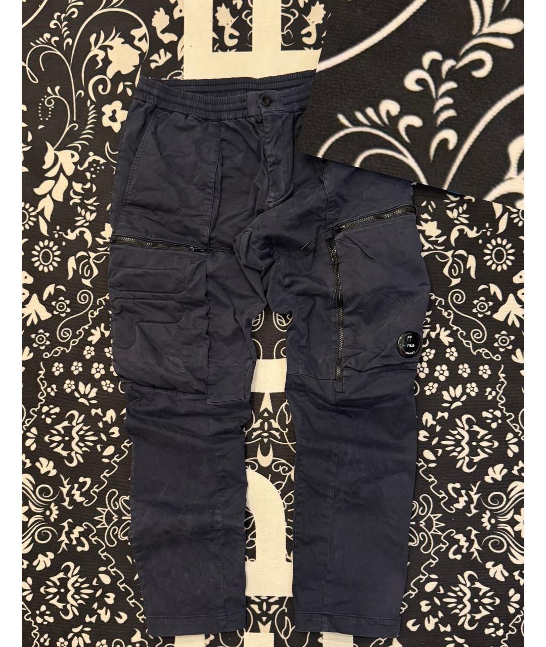 CP COMPANY Темно-синие хлопковые повседневные брюки, фото 2