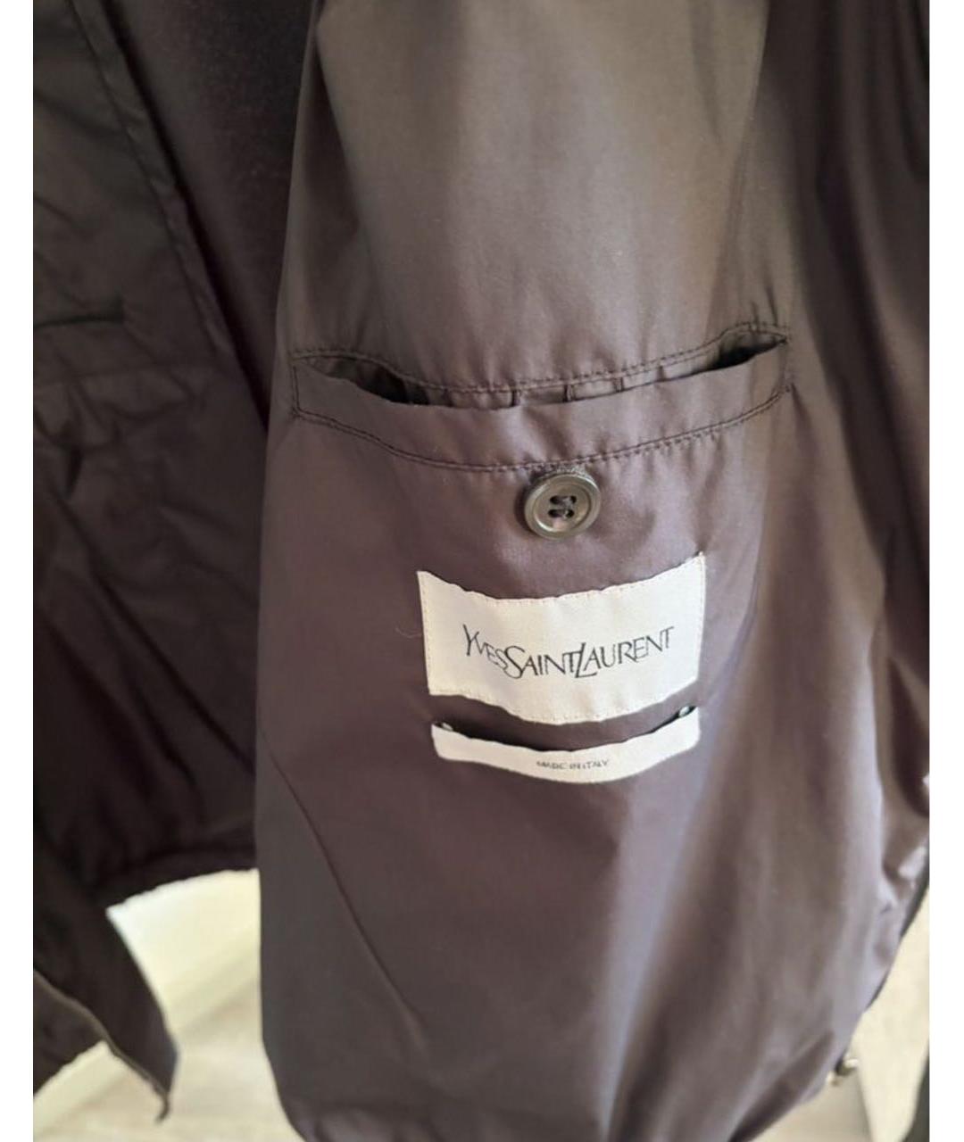YVES SAINT LAURENT BEAUTY Черная полиэстеровая куртка, фото 3