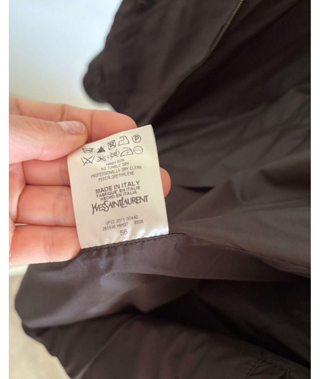 YVES SAINT LAURENT BEAUTY Черная полиэстеровая куртка, фото 5