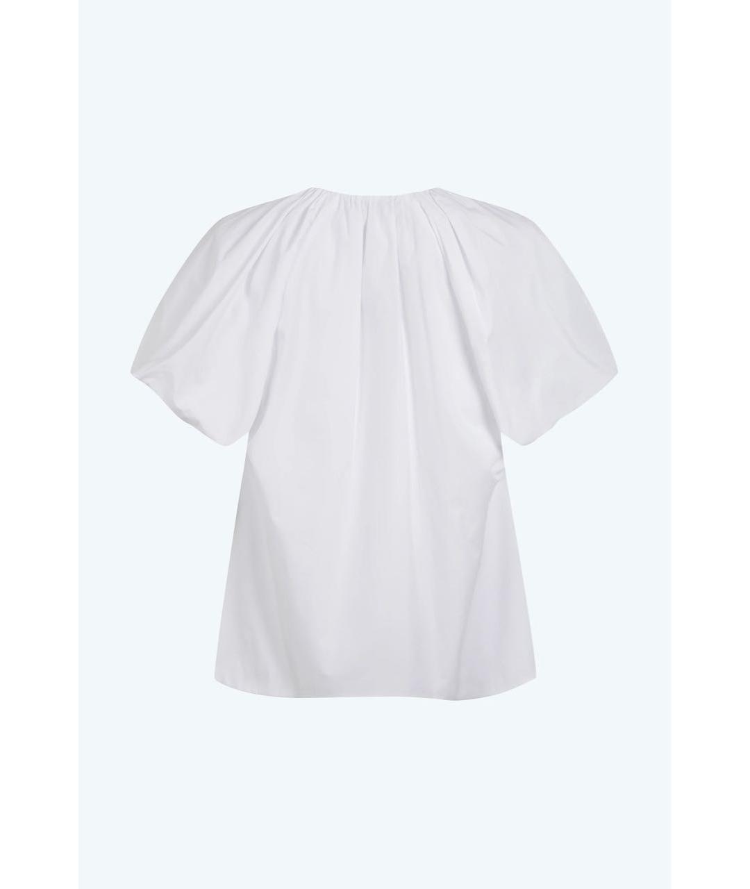 NO. 21 Белая хлопковая блузы, фото 2