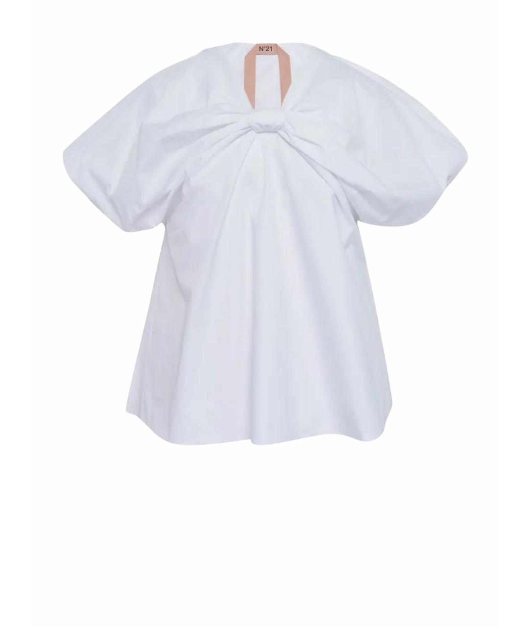 NO. 21 Белая хлопковая блузы, фото 1