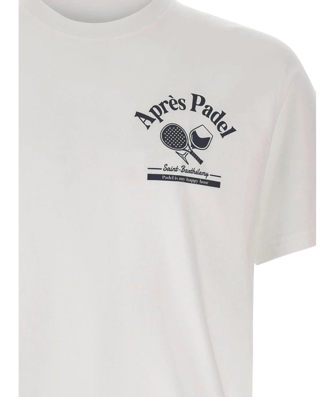MC2 SAINT BARTH Белая хлопковая футболка, фото 3