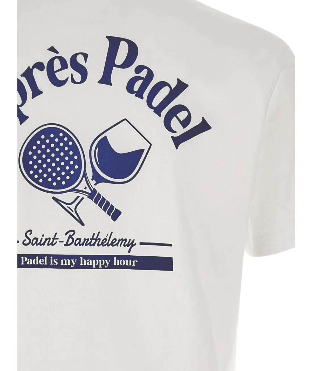 MC2 SAINT BARTH Белая хлопковая футболка, фото 4