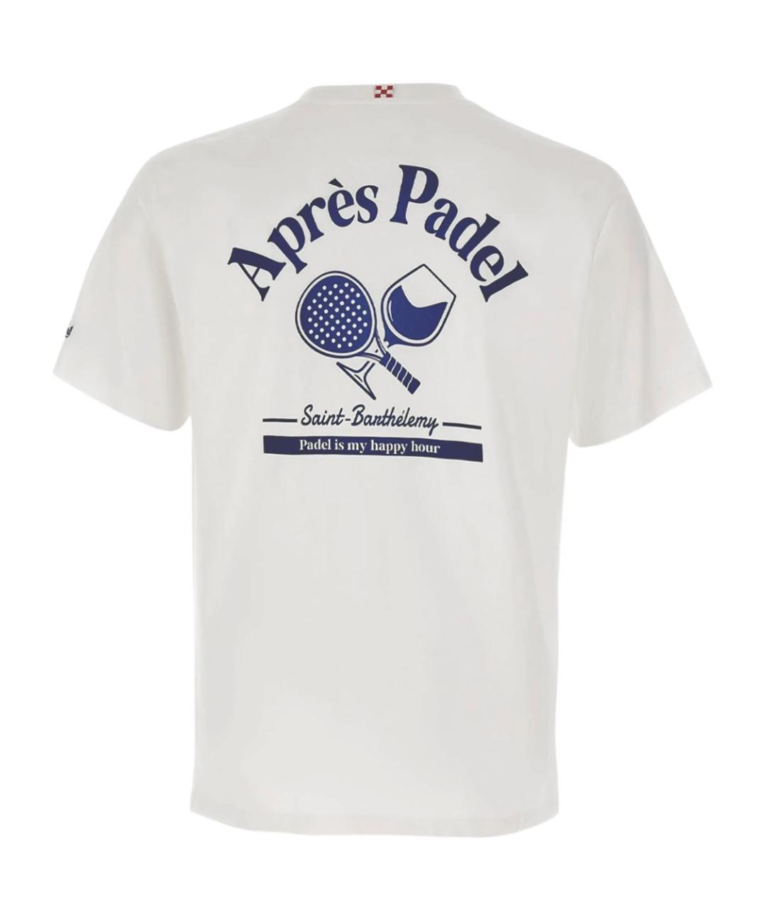 MC2 SAINT BARTH Белая хлопковая футболка, фото 2