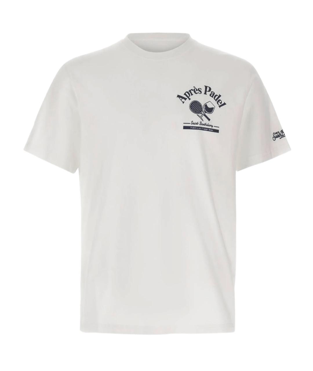 MC2 SAINT BARTH Белая хлопковая футболка, фото 1