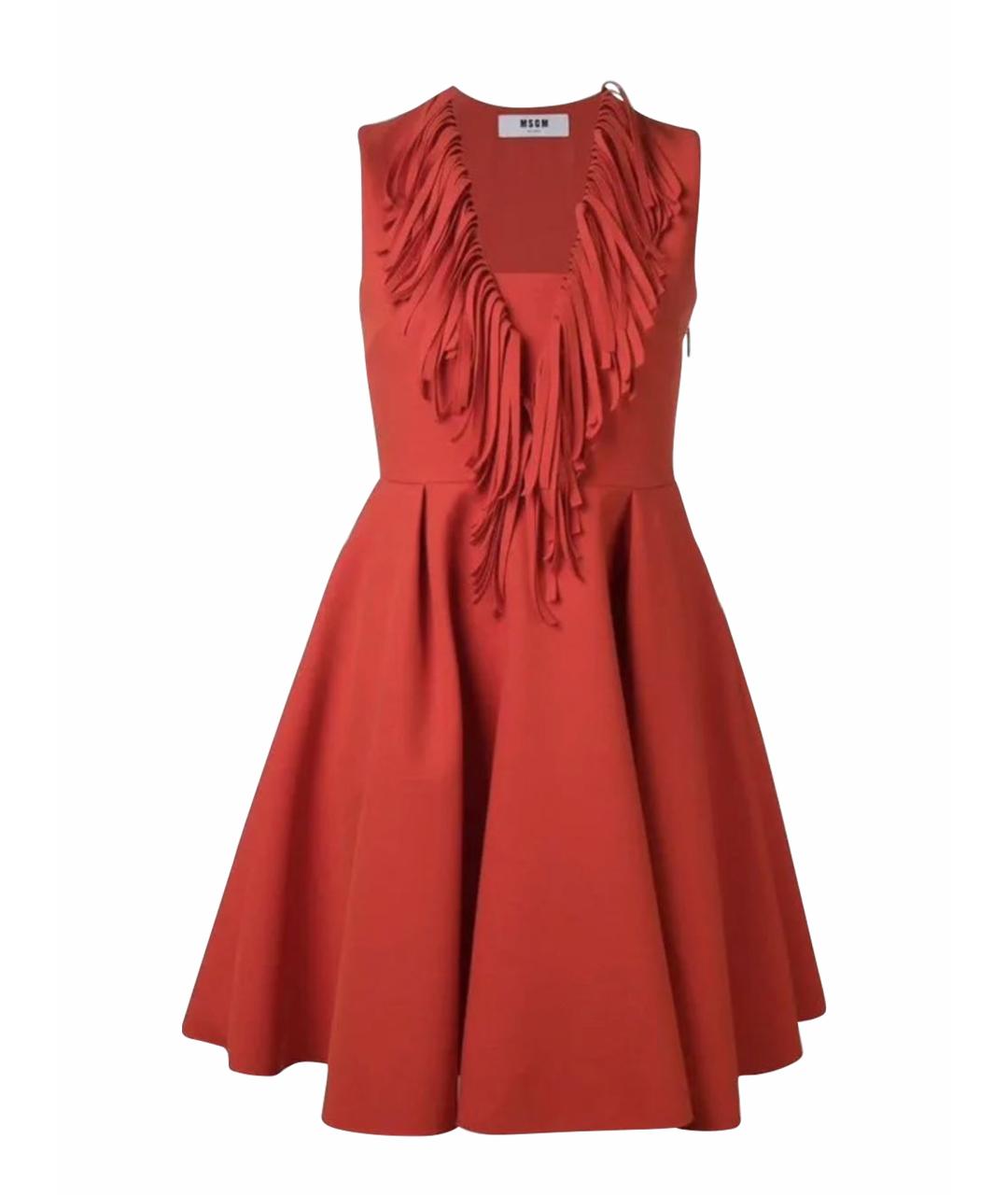 MSGM Красное вечернее платье, фото 1