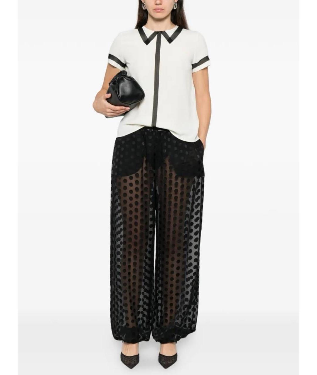 NO. 21 Белая шелковая блузы, фото 4