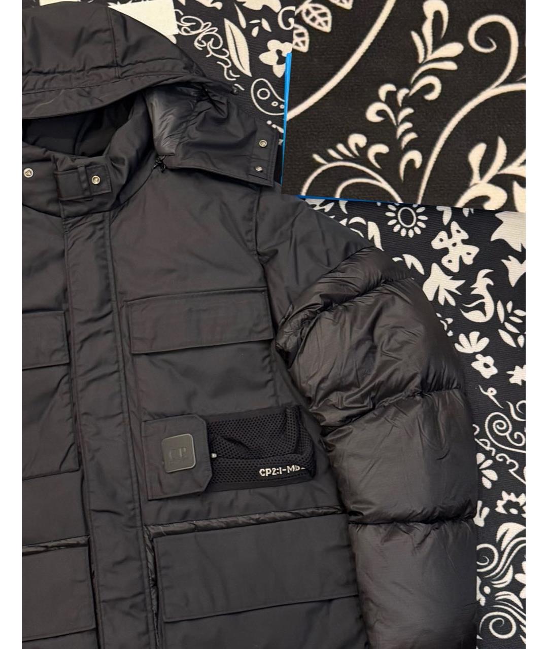 CP COMPANY Черная полиамидовая куртка, фото 3