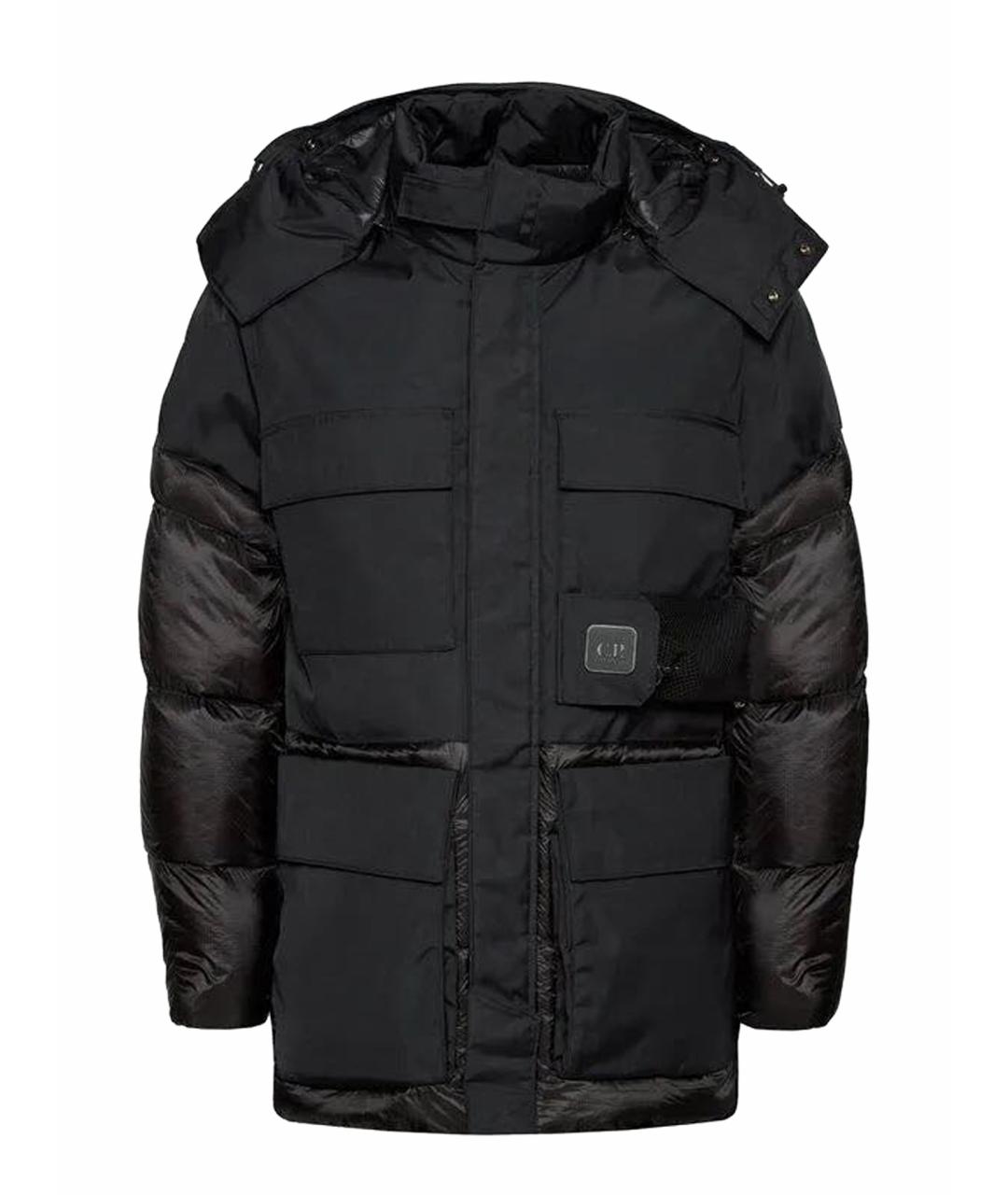 CP COMPANY Черная полиамидовая куртка, фото 1