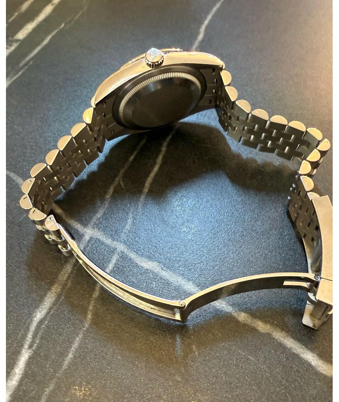 ROLEX Серебряные часы из белого золота, фото 2