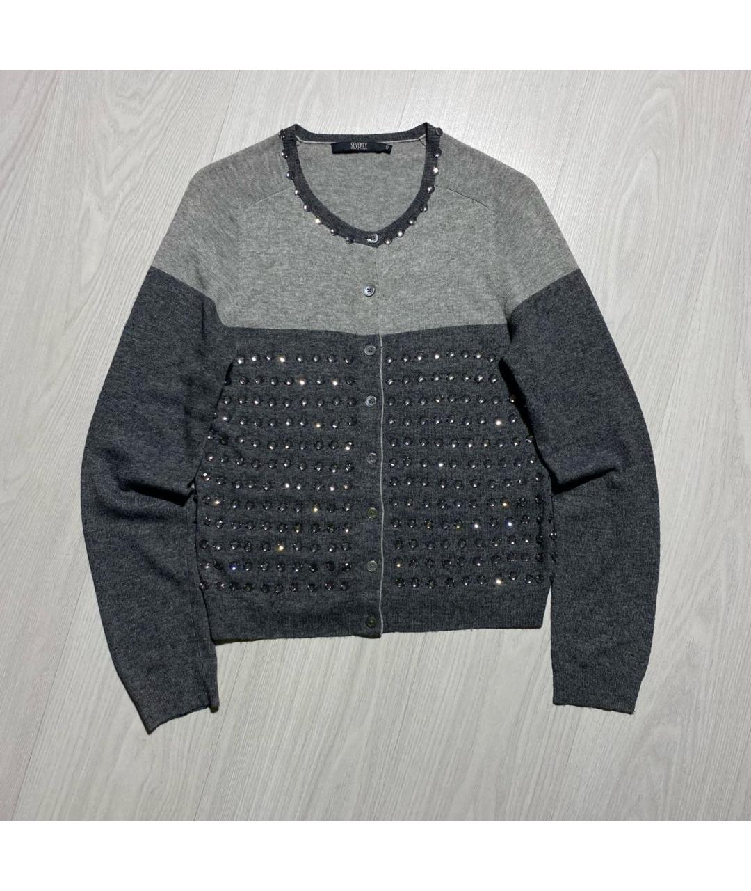 SEVENTY Антрацитовый кардиган, фото 6