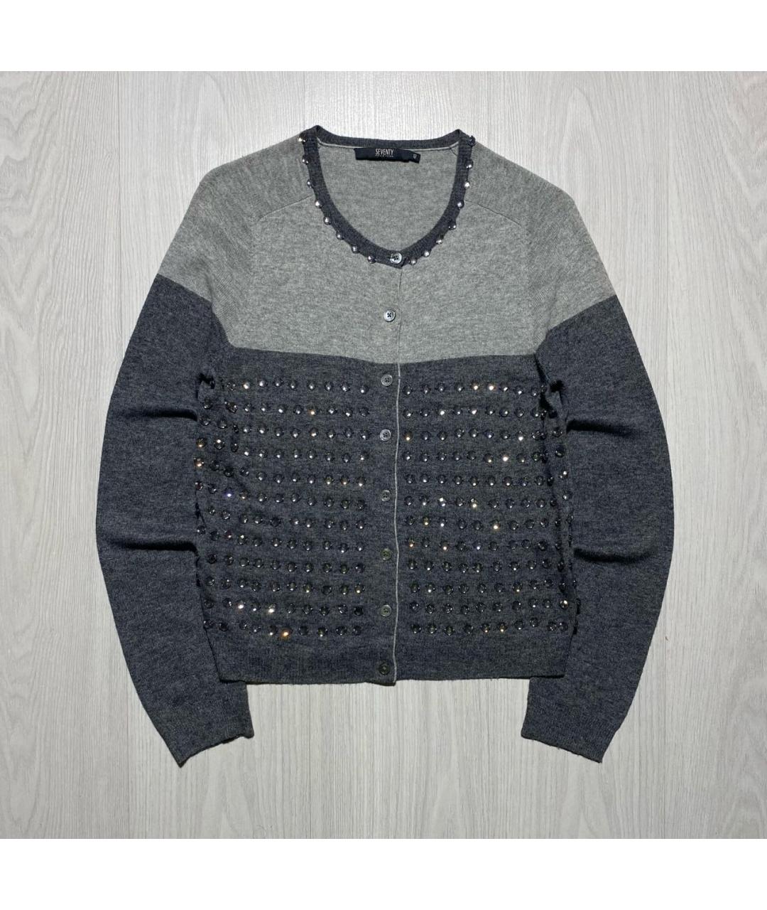SEVENTY Антрацитовый кардиган, фото 9