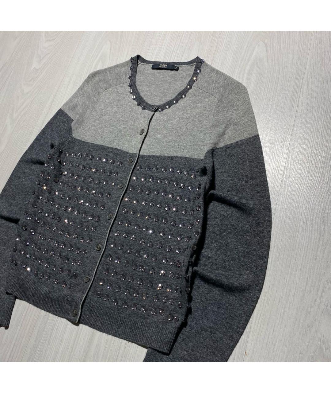 SEVENTY Антрацитовый кардиган, фото 3