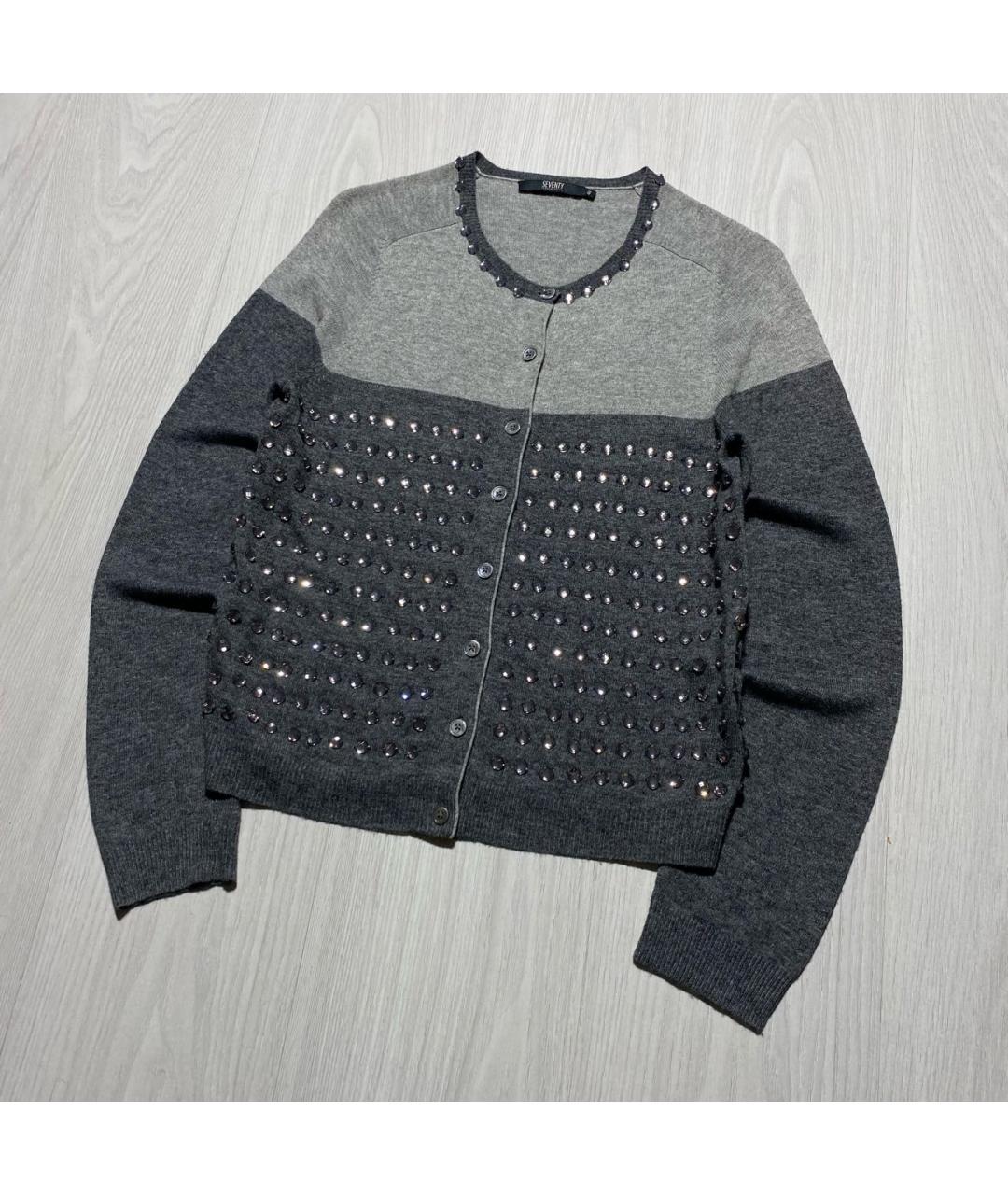 SEVENTY Антрацитовый кардиган, фото 2