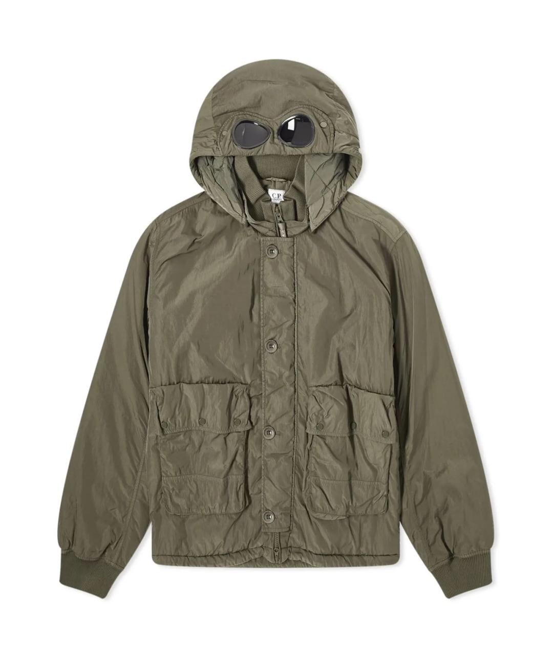 CP COMPANY Бежевая полиамидовая куртка, фото 7