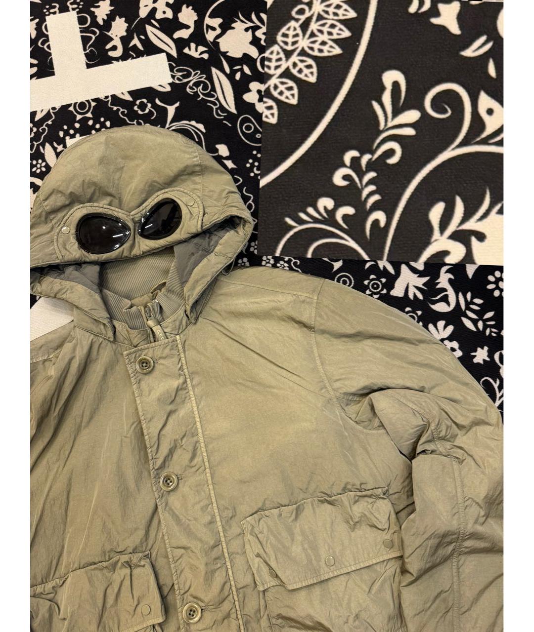 CP COMPANY Бежевая полиамидовая куртка, фото 3