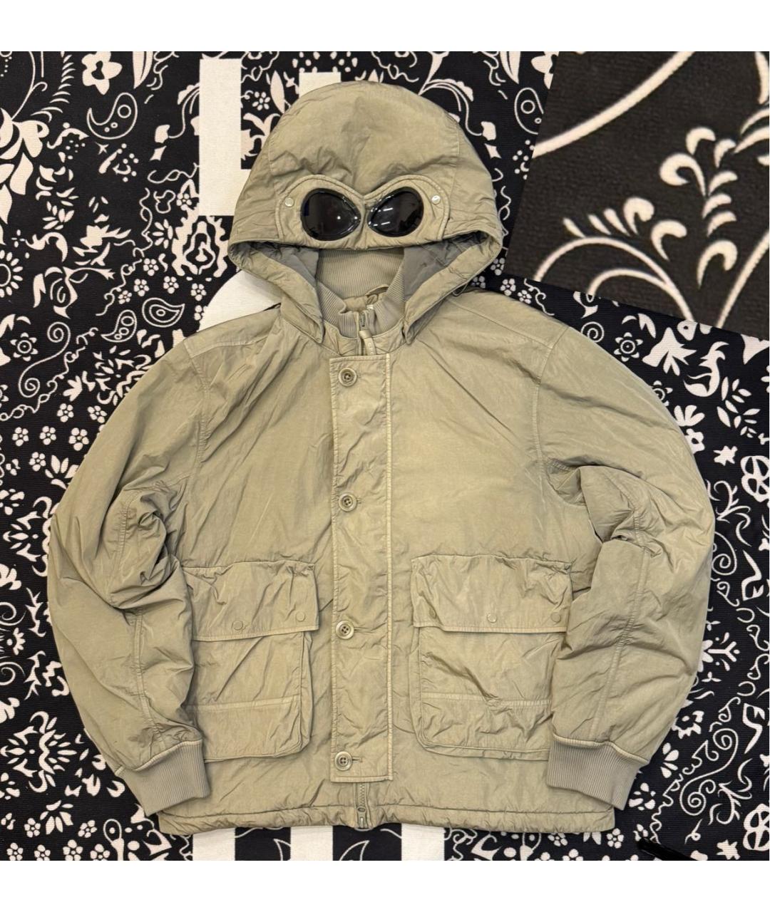 CP COMPANY Бежевая полиамидовая куртка, фото 2