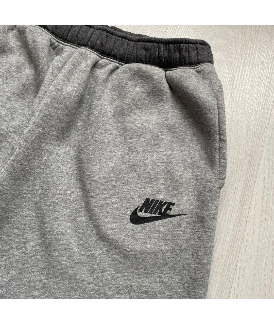 NIKE Серые повседневные брюки, фото 3