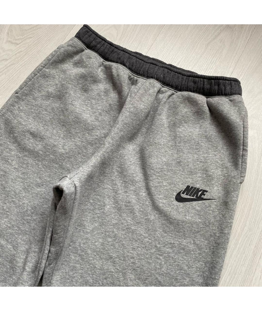 NIKE Серые повседневные брюки, фото 2