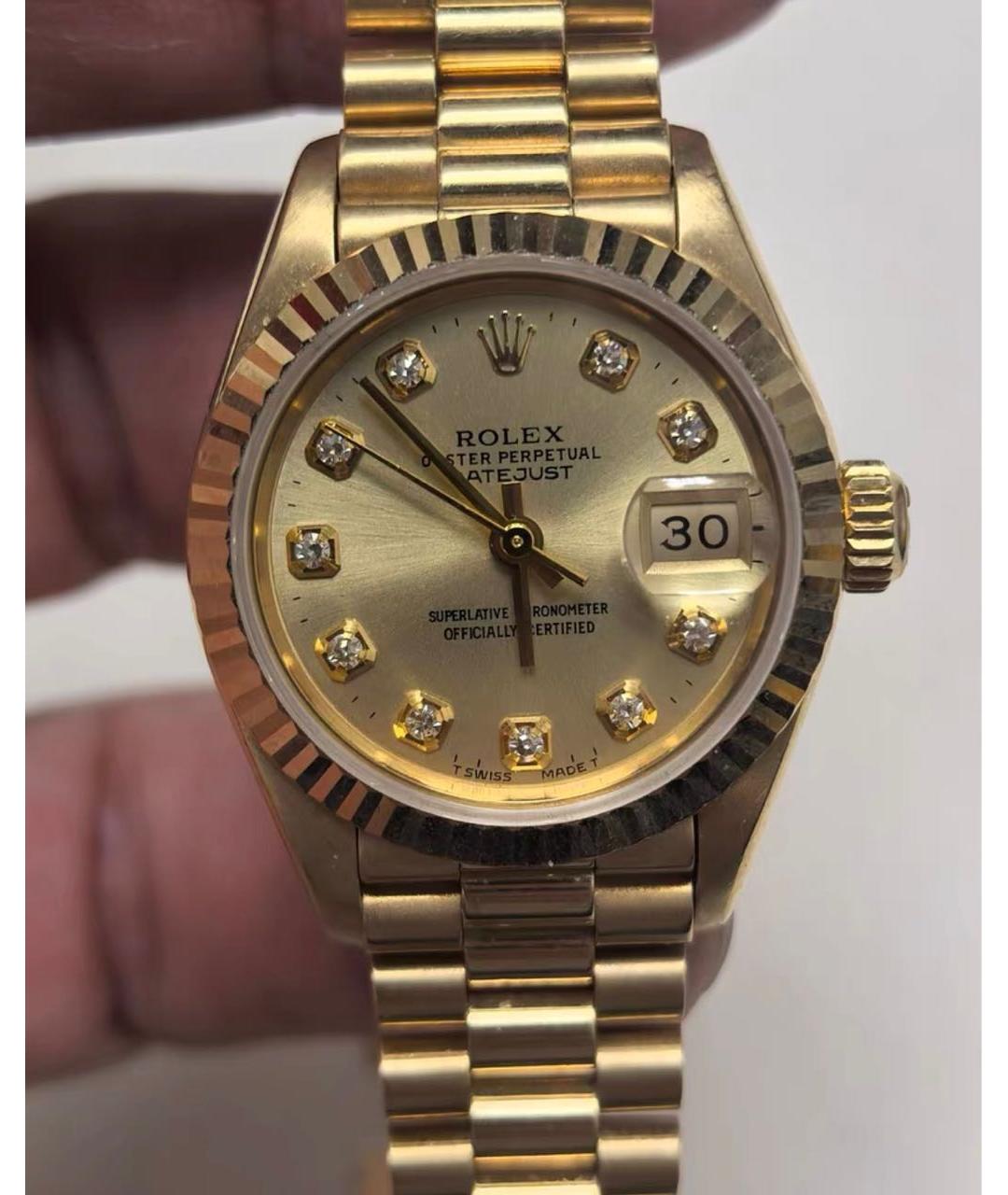 ROLEX Золотые часы из желтого золота, фото 3