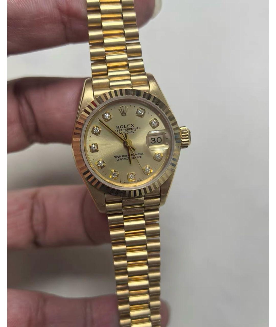 ROLEX Золотые часы из желтого золота, фото 2