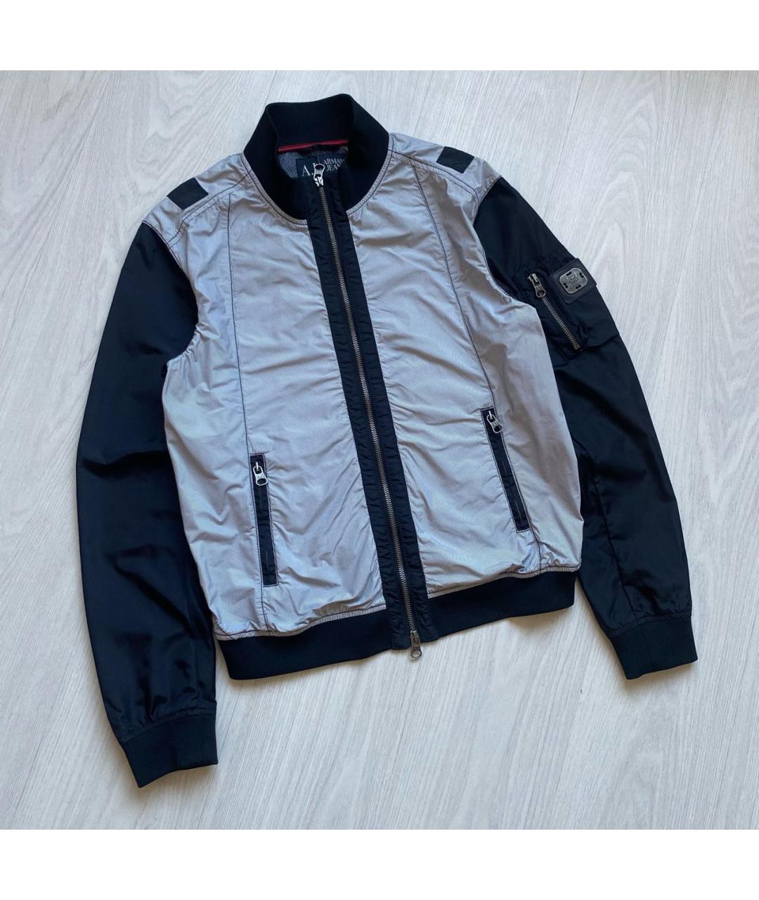 ARMANI JEANS Мульти полиэстеровая куртка, фото 4