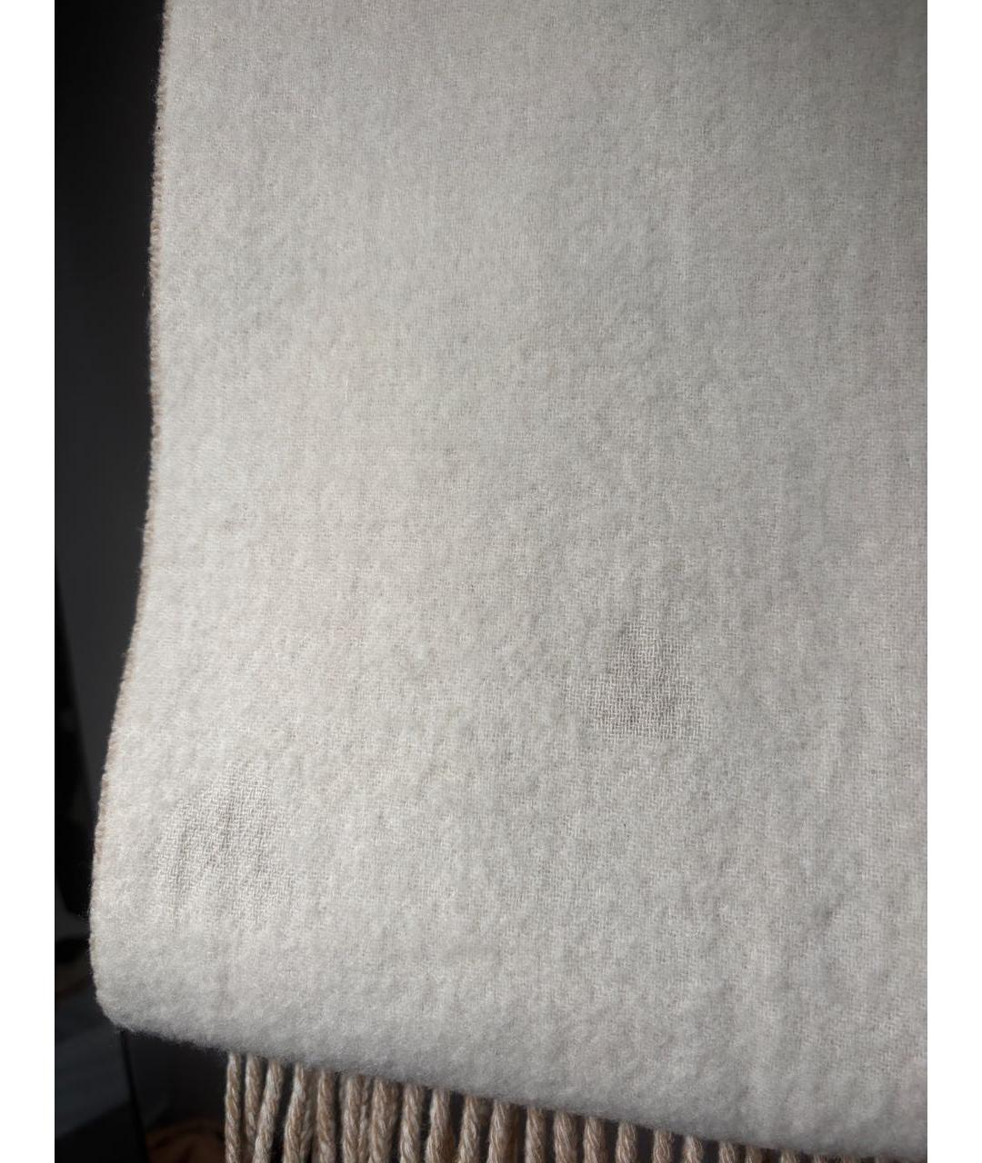 JACQUEMUS Бежевый шерстяной шарф, фото 2