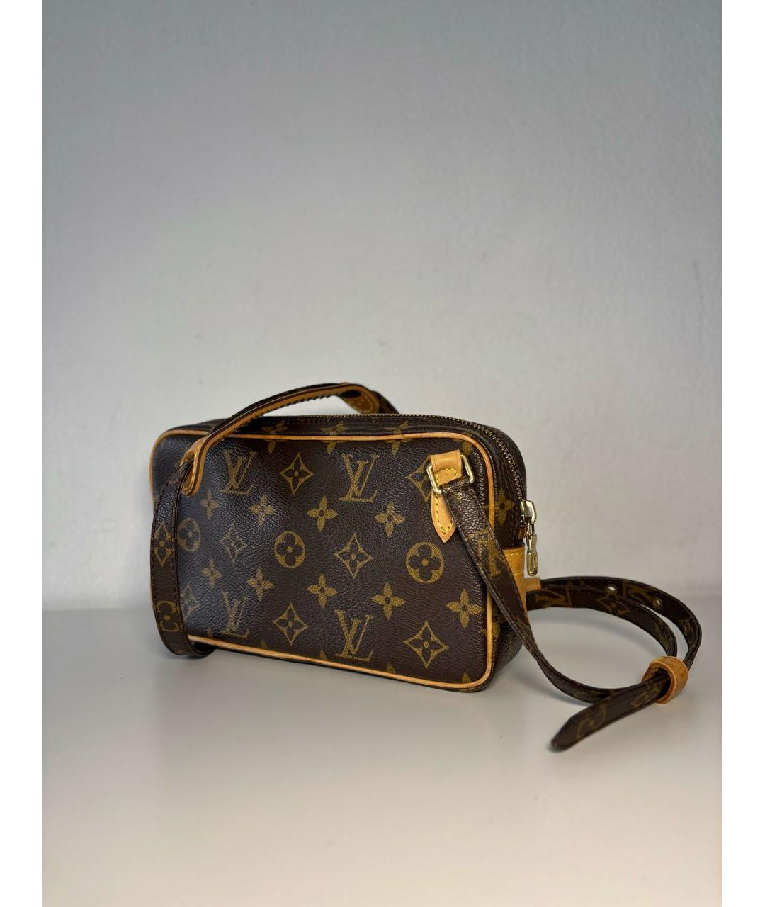 LOUIS VUITTON Коричневая сумка через плечо, фото 2