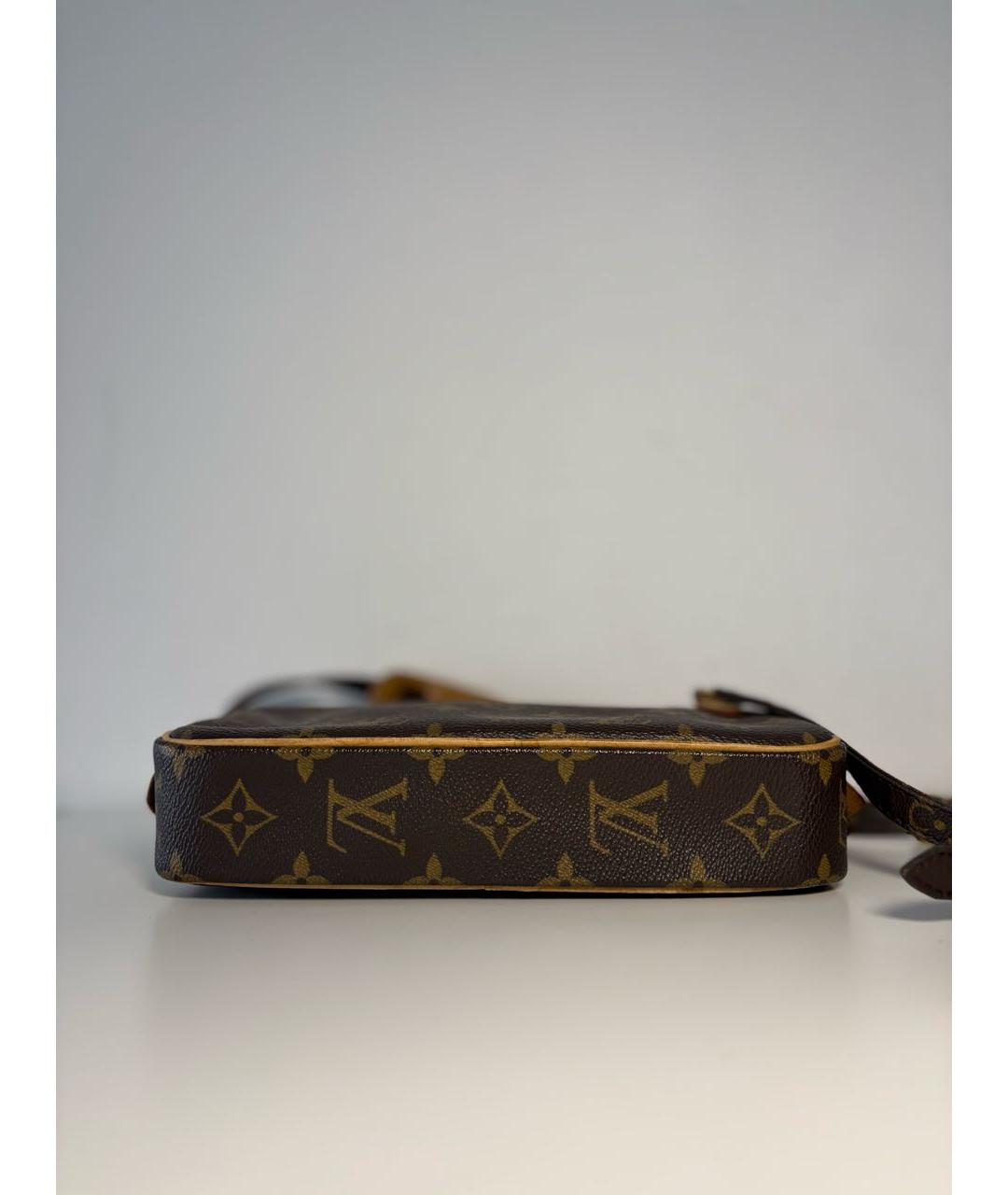 LOUIS VUITTON Коричневая сумка через плечо, фото 5