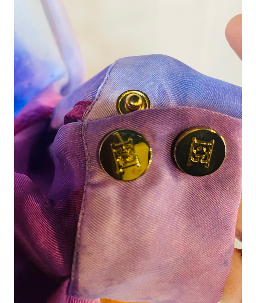 ESCADA Голубое вискозное повседневное платье, фото 2