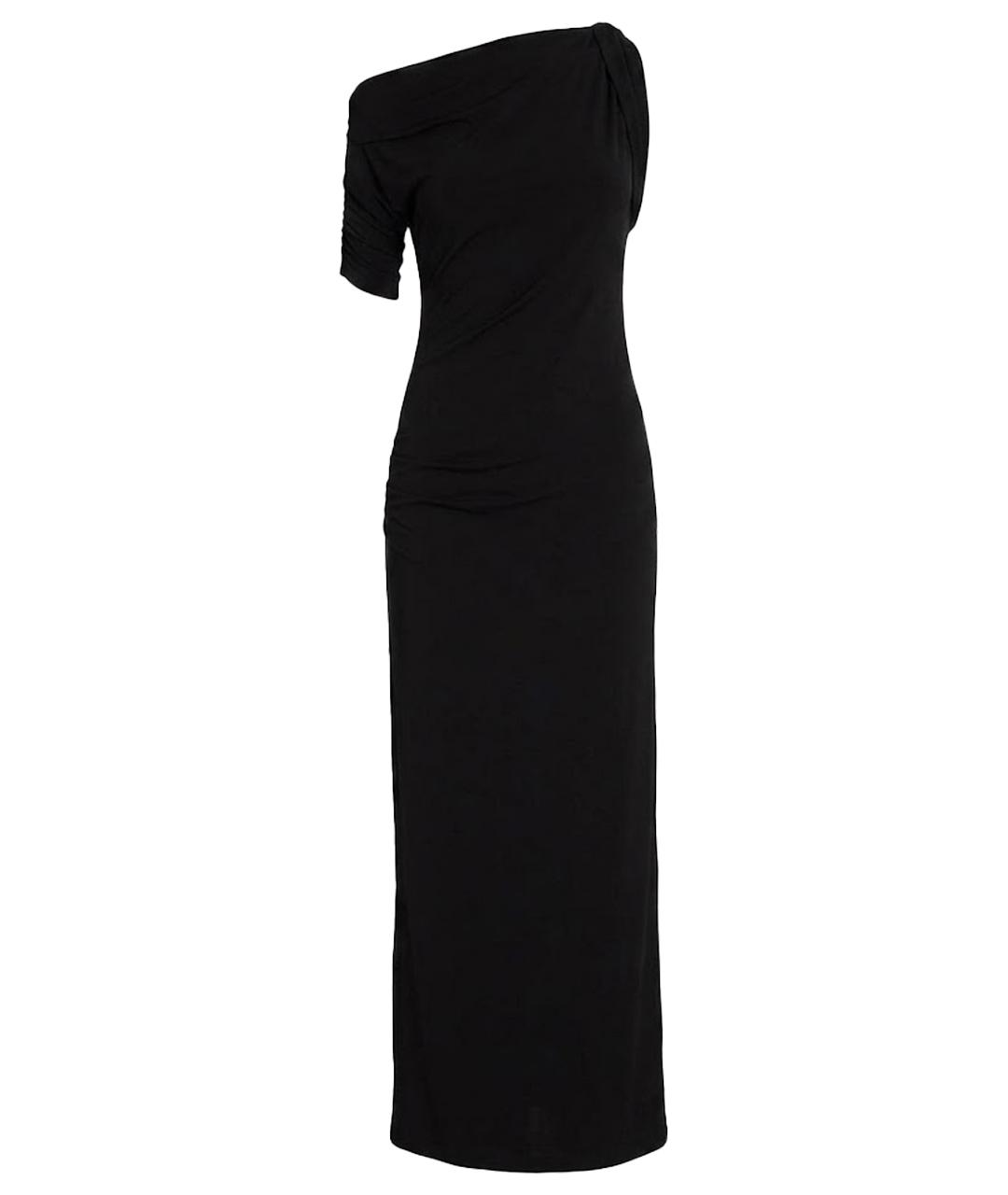 JACQUEMUS Черное вискозное вечернее платье, фото 1