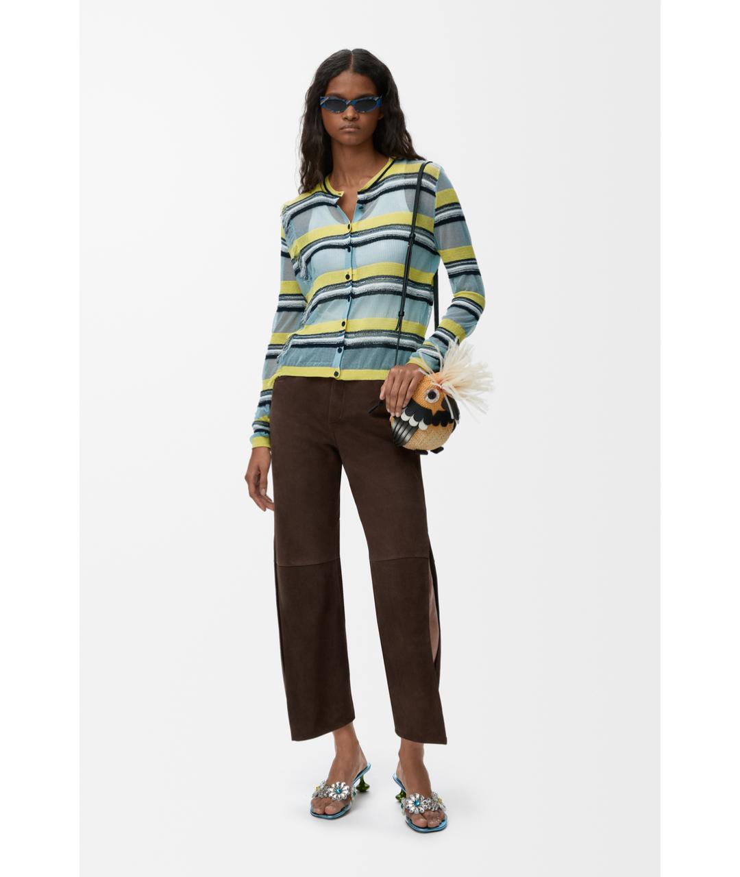 LOEWE Мульти хлопковый кардиган, фото 3