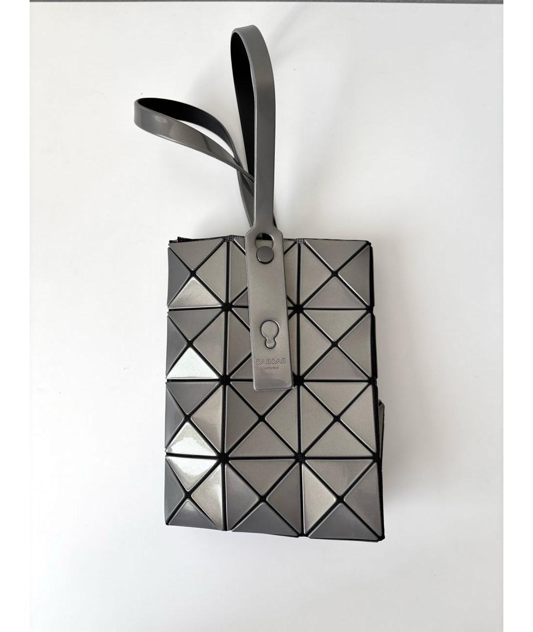 ISSEY MIYAKE Серебряная сумка тоут, фото 7