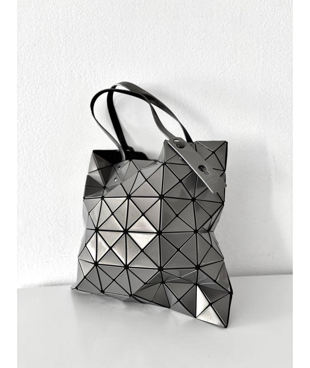 ISSEY MIYAKE Серебряная сумка тоут, фото 3