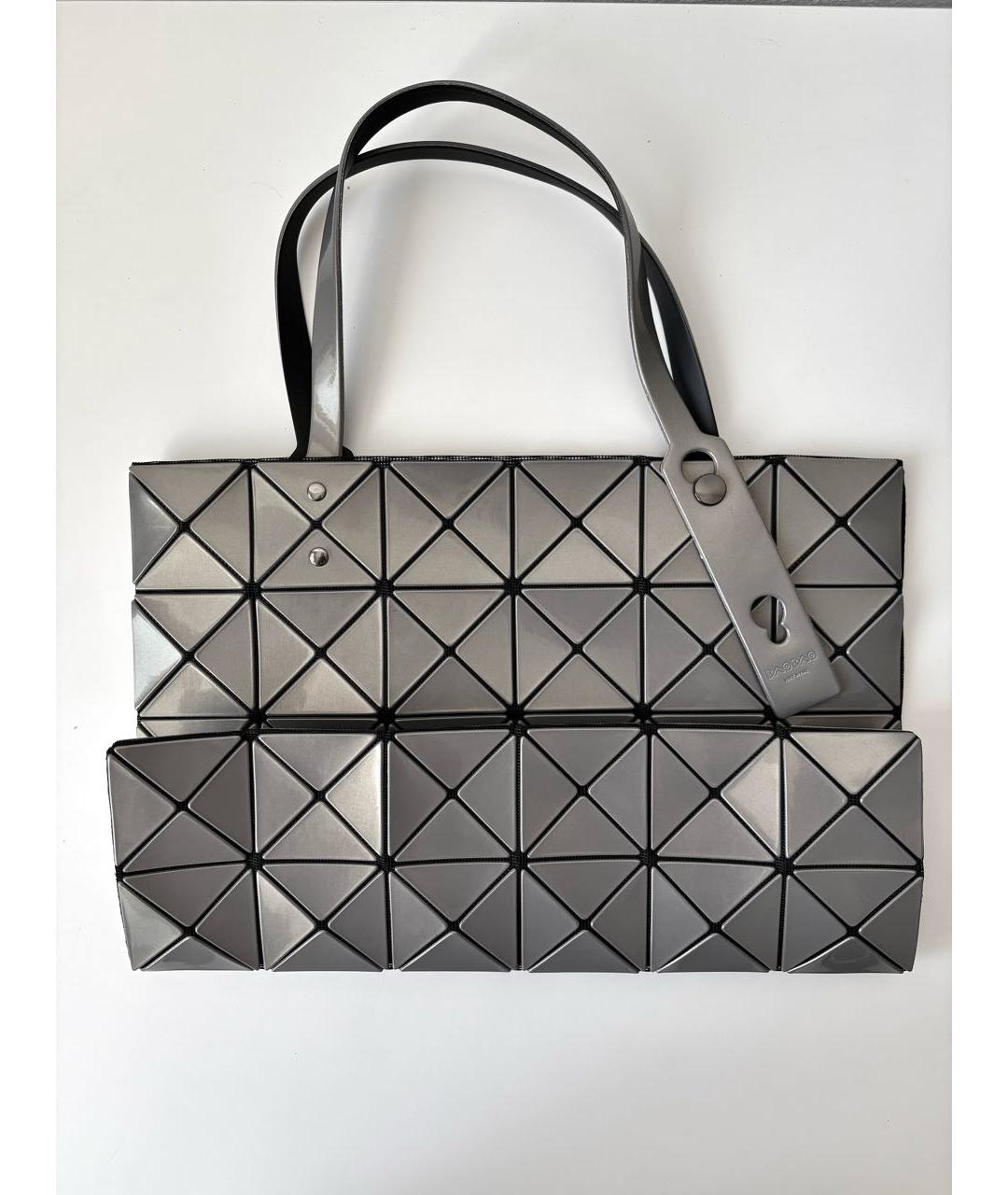 ISSEY MIYAKE Серебряная сумка тоут, фото 6