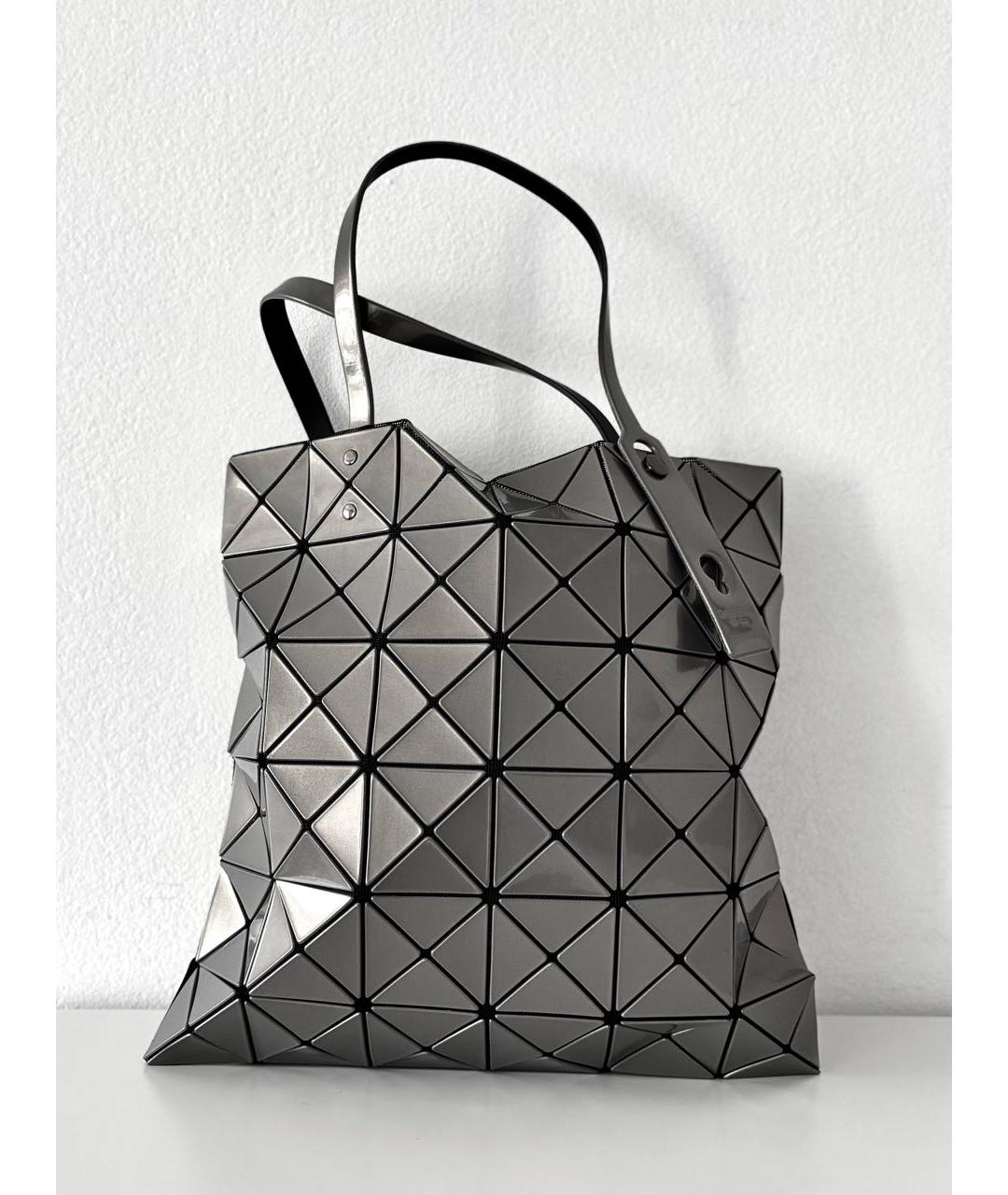 ISSEY MIYAKE Серебряная сумка тоут, фото 2