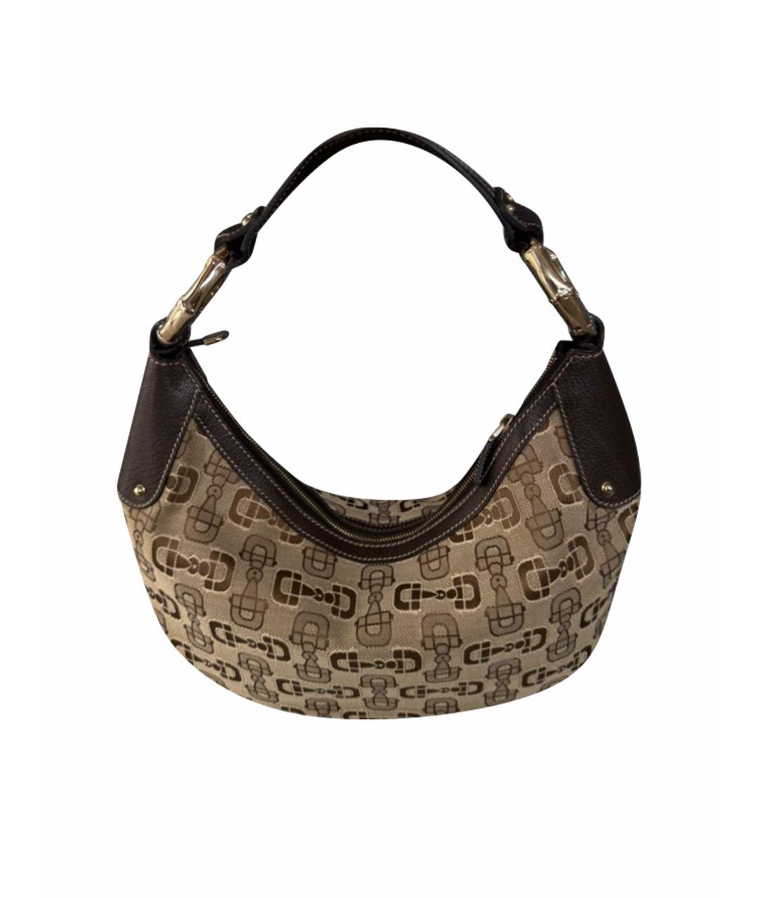 GUCCI Бежевая сумка с короткими ручками, фото 1