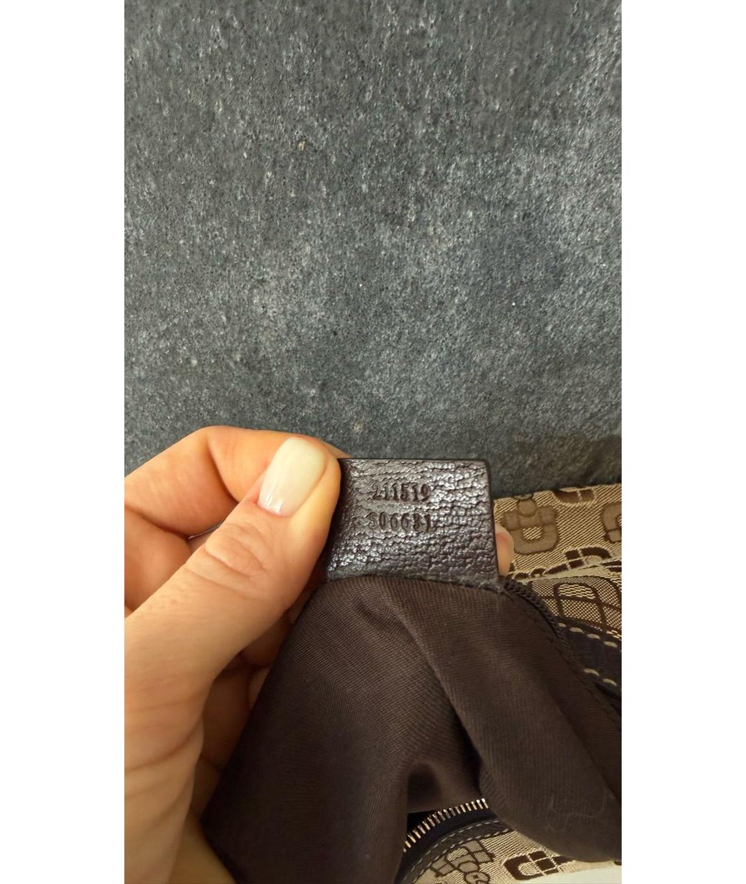 GUCCI Бежевая сумка с короткими ручками, фото 8