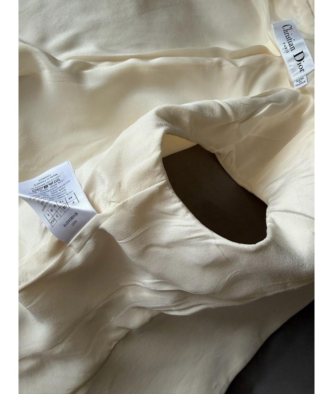 CHRISTIAN DIOR Белый хлопковый жилет, фото 6